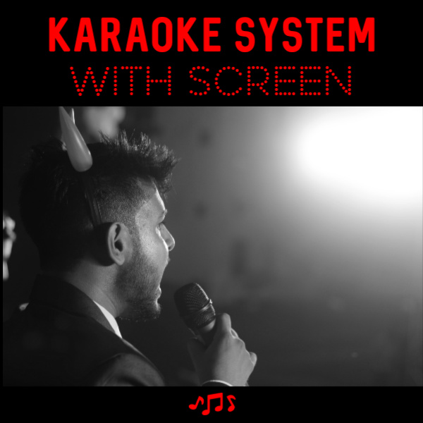 KARAOKE SYSTEM WITH SCREEN by BestKaraokeSystem.com