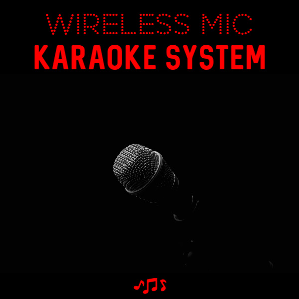 WIRELESS MICROPHONE KARAOKE SYSTEM by BestKaraokeSystem.com