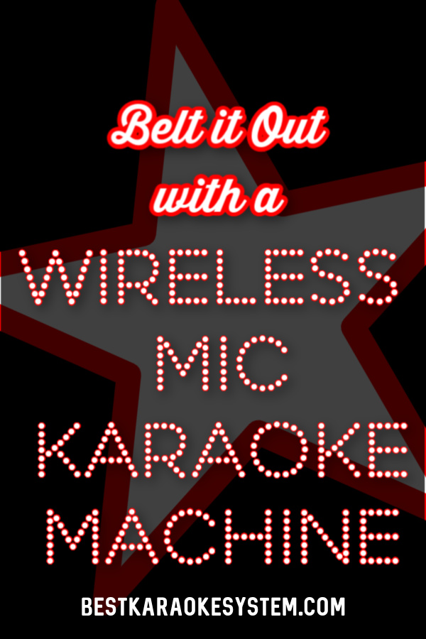 Home Karaoke Machine with cordless mic by BestKaraokeSystem.com