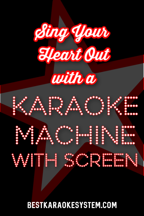 Home Karaoke Machine with screen by BestKaraokeSystem.com