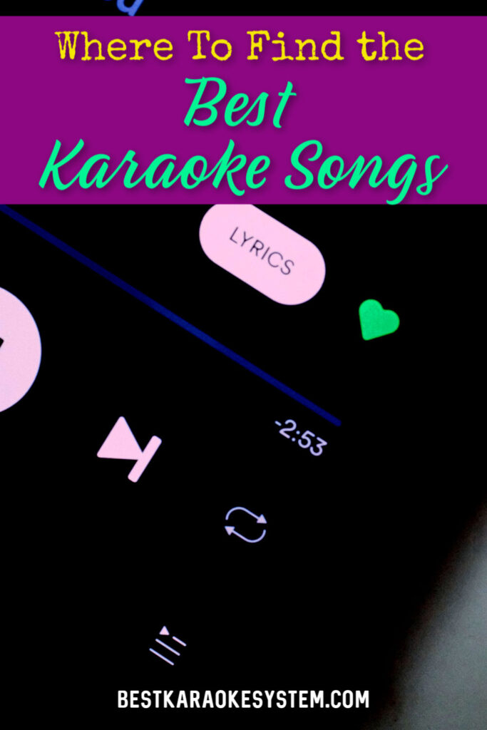 Best Karaoke Songs by BestKaraokeSystem.com